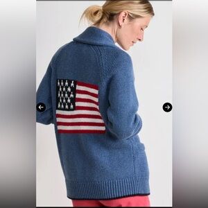 Vineyard Vines Intarsia Shawl Collar Cardigan in Moonshine